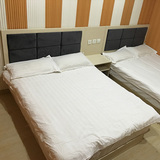 定制宾馆家具标间全套简约现代1.8米板式床双人床酒店家具床全套