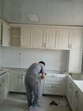 天津博宇厨柜整体定制厨柜实木门板乾蕴石英石台面
