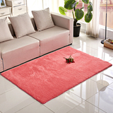 现代羊羔绒简约客厅地毯卧室床边毯长方形特价地垫满铺定制