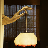 仿古创意新中式复古壁灯装饰艺术灯具客厅卧室过道阳台灯佛手壁灯