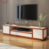 全实木电视柜 白蜡木客厅家具 纯实木电视柜组合北欧风格环保地柜