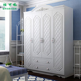 欧式衣柜  板式衣柜  大小户型两门三门四门白色衣柜  卧室家具