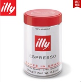 illy 意大利原装进口食品 意式中度烘培咖啡豆 阿拉比卡罐装250g