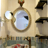 天天特价欧式椭圆镜子浴室镜子装饰镜子厕所卫浴镜子洗漱镜子