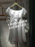 Ochirly/欧时力专柜正品代购4月新款无袖蕾丝连衣裙1HN2081220