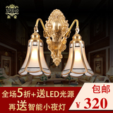 新款上市 欧式全铜美人鱼壁灯卧室过道酒店会所装饰照明灯具LED