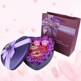 德芙巧克力加香皂花礼盒装dove情人节送女友生日新年浪漫礼物包邮