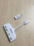 三星S2 S3 S4 Note2 Micro USBto HDMI MHL OTG 5合1读卡器