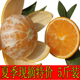 4月夏橙新鲜水果5斤伦晚橙子超赣南脐橙冰糖橙孕妇水果甜橙子榨汁