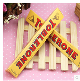 瑞士原装进口亿滋Toblerone三角牛奶巧克力100g/条蜂蜜巴旦木零食