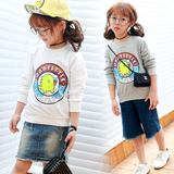 女童卫衣春款 中大童韩版套头上衣卡通2016公主屋童装 儿童卫衣女