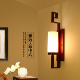 中国风现代新中式壁灯铁艺床头客厅卧室餐厅会所茶楼酒店楼梯过道