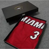 NBA篮球服热火队3号韦德球衣6号詹姆斯34号雷阿伦1号波什刺绣套装