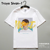 Troye Sivan同款衣服WILD专辑短袖T恤情侣装男女周边宽松圆领大码