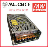 明纬开关电源D-50A数控系统电源盒 广数系统电源开关5V6A12V2A