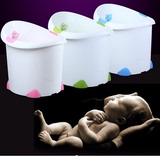 香港正品加高位婴儿泡澡桶加厚立式宝宝洗澡桶儿童沐浴桶保温代购