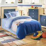 1米5儿童四件套纯棉床上用品1.35米男孩男童卡通床品床单被套1.2m