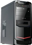 世纪之星D7 全黑化 烤漆 台式电脑主机箱电源套装 空箱