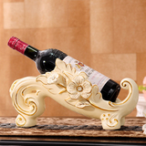 陶瓷红酒架葡萄酒架欧式工艺家居奢华酒柜装饰客厅展示架创意摆件