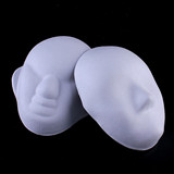 6g纸浆面具DIY手绘画画面具白胚面具迷你面具脸谱京剧面具