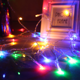 LED彩灯闪灯串灯新年节日灯圣诞小彩灯满天星星灯电池装饰灯户外