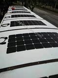 工厂定制高效能半柔性100W太阳能充电器美国SUNPOWER单晶硅电池板