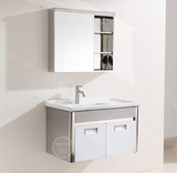 不锈钢浴室柜 卫生间浴室镜柜组合 卫浴柜 收纳整理 304浴柜镜箱