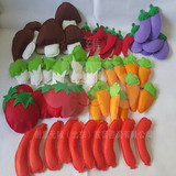 幼儿园区角游戏活动投放材料 幼儿园娃娃家手工制作蔬菜水果玩具