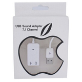 包邮 苹果声卡  USB7.1声卡 外置USB声卡 台式机笔记本 独立声卡