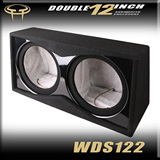 WDS122汽车音响12寸喇叭闭箱车载低音炮高光板音箱空箱体外箱壳体
