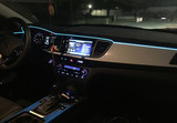 汽车LED装饰灯气氛灯EL冷光线带边冷光片车内内饰氛围灯改装夹式