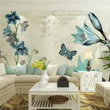 客厅墙纸欧式卧室花卉大型壁画 简约现代电视背景墙壁纸无缝墙布