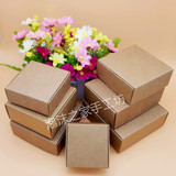 DIY手工皂包装盒/经典方形牛皮纸盒/烘焙饼干糖果礼品盒子 6种选