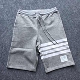 Thom Browne 16新款灰色针织条纹短裤