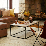 欧式新款创意简约铁艺实木小茶几客厅复古功夫桌子茶桌椅组合家具