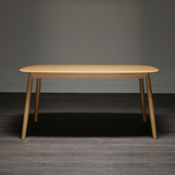 北欧餐桌椅组合宜家实木小户型日式家具全橡木长方形饭桌现代简约