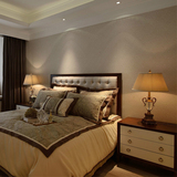 新中式家具实木床双人床现代美式欧式家具水曲柳婚床1.8/1.5米床