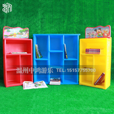 幼儿园教室储物柜儿童收纳存放架宝宝玩具塑料柜学校书包柜子促销