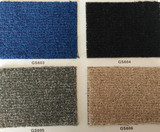 特价防火烟灰色宝蓝色红色耐脏满铺加厚地毯弯头纱系列化纤地毯！