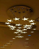 新款极美海星吸顶星星吊灯现代简约客厅卧室儿童房酒店LED照明