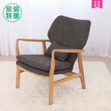 现代韩式布艺沙发北欧宜家小户型实木沙发椅田园休闲现代时尚简约