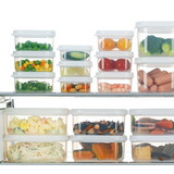 日本蔬果保鲜盒 透明密封食品收纳盒 杂粮干货塑料储藏盒便当盒子