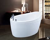 1.2米小浴缸小卫生间浴缸小浴室亚克力浴缸龙头五件套1.2米 1.3米