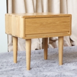 日式白橡木床头柜北欧宜家纯实木家具简约现代时尚原木卧室收纳柜