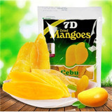 菲律宾进口零食7d芒果干包邮100gx5包新鲜特产休闲食品芒果水果干