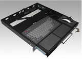 1U上架式键盘抽屉键盘机柜键盘LKB90工业键盘上架式键盘机械键盘