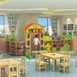儿童乐园玩具组合收纳柜幼儿园区角组合玩具柜过家家玩具架
