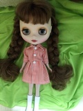 【静静的小店】 小布娃娃 blythe jenny 娃衣 复古连衣裙 licca