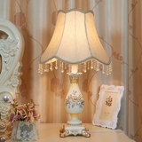 包邮欧式美式客房创意田园公主蕾丝布艺卧室床头婚庆礼物装饰台灯