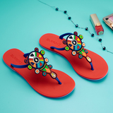 2016新款平底波西米亚民族风女夏时尚沙滩鞋人字拖夹拖夹脚拖鞋